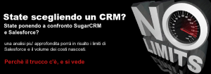 SugarCRM,Salesforce,Poker SpA,limiti di Salesforce,TCO,SugarCRM Torino,Open source,crm open source
